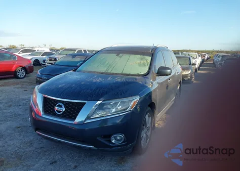 2015 Nissan Pathfinder Platinum from USA, damaged, VIN 5N1AR2MN7FC704131